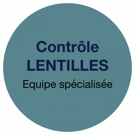 Contrôle lentilles